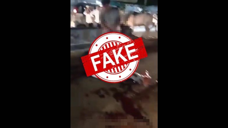 Man Murdered With Sickle on Mumbai Road? Police Say Incident Didn’t Occur in City, Urge People To Not Believe in Rumours As Disturbing Video Goes Viral