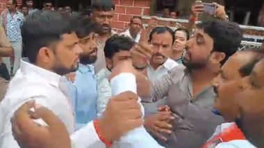 Amol Mitkari's Car Vandalised: MNS Supporter Jay Malokar Dies of Heart Attack, 2 Others Ill After Vandalising NCP MLC’s Vehicle; Ajit Pawar Takes Stock of Situation (Watch Video)