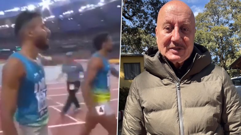 India in the Finals! Anupam Kher's 'Wishful Thinking' Post on the First Day of the Paris Olympics 2024 Irks Fans As He Shares Old Video of Men's 4x400 Relay Race