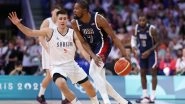 Paris Olympics 2024: Kevin Durant&rsquo;s Heroics Help USA Men&rsquo;s Basketball Team Beat Serbia 110&ndash;84 in Opening Game