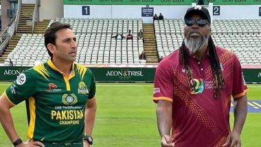 WCL 2024 Live Streaming in India: Watch Pakistan Champions vs West Indies Champions Semifinal Online and Live Telecast of World Championship of Legends T20 Cricket Match