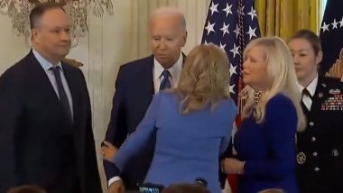 Joe Biden Nearly Kisses Woman After Mistaking Her for Jill Biden? Old Video of ‘Confused’ US President Goes Viral Again