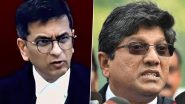 CJI DY Chandrachud Pulls Up Lawyer Mathews Nedumpara for Interrupting NEET-UG 2024 Hearing, Asks for Security To Have Him Removed (Watch Video)