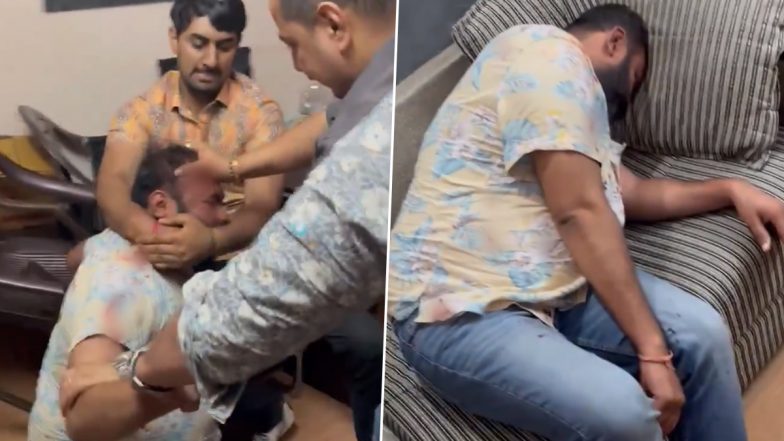 Jaipur Firing: Karni Sena Leader Mahipal Singh Makrana Injured in Shooting, Rival Shiv Singh Shekhawat Also Alleges Attack on Him (Watch Videos)