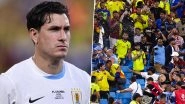 Copa America 2024: Darwin Nunez, Uruguay Players Brawl With Colombia Fans, Captain Jose Maria Gimenez Claims Players Defending Their Families (Watch Video)