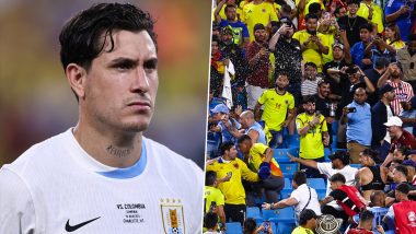 Copa America 2024: Darwin Nunez, Uruguay Players Brawl With Colombia Fans, Captain Jose Maria Gimenez Claims Players Defending Their Families (Watch Video)