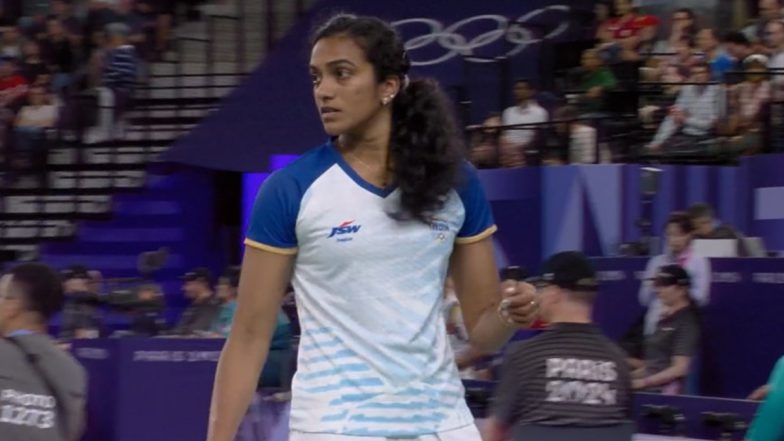 PV Sindhu at Paris Olympics 2024, Badminton Free Live Streaming Online: Know TV Channel and Telecast Details for Women’s Singles Round of 16 Match