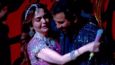 Nita Ambani In Tears as She Hugs Rohit Sharma at Anant Ambani-Radhika Merchant’s Sangeet Ceremony (Watch Video)