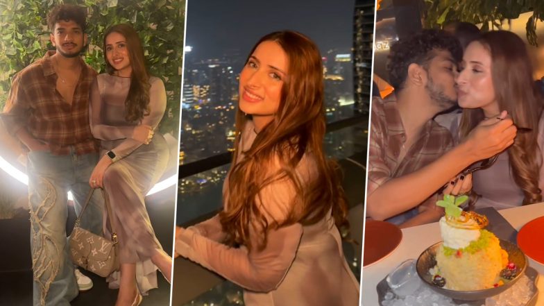 Munawar Faruqui Kisses Wife Mehzabeen Coatwala in Viral Video From Their Dubai Getaway – WATCH