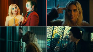 ‘Joker – Folie À Deux’ Trailer: Joaquin Phoenix’s Joker Does His Iconic Laugh and Kisses Lady Gaga’s Harley Quinn Amidst Rebellion in Gotham City (Watch Video)