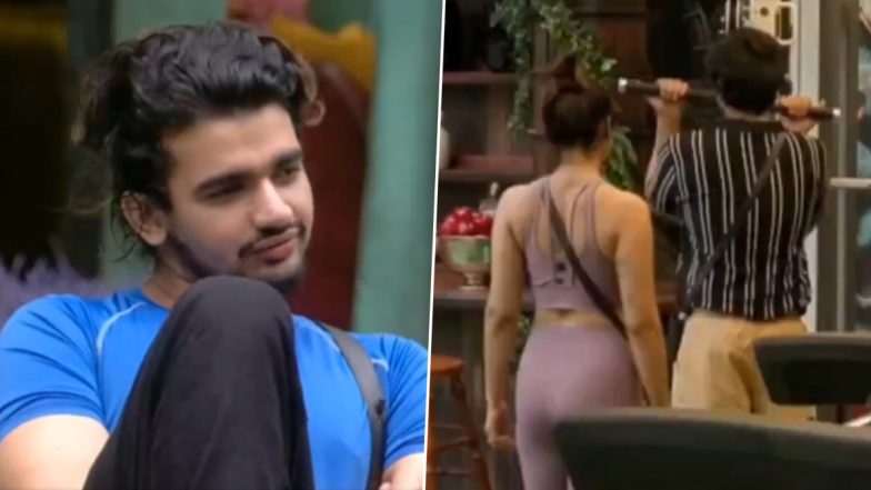 'Bigg Boss OTT 3': Vishal Pandey Says 'Bhaiyya Bhagyashali Hai' After Observing Kritika Malik Working Out at Gym; Video Goes Viral – WATCH