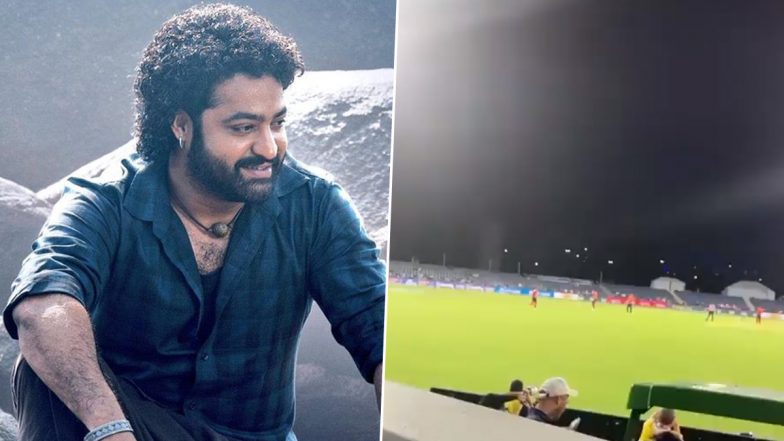 ‘Devara’: Jr NTR’s Chart-Topping ‘Fear Song’ Powers Up MLC Cricket Tournament in Grand Prairie Stadium, USA (Watch Video)