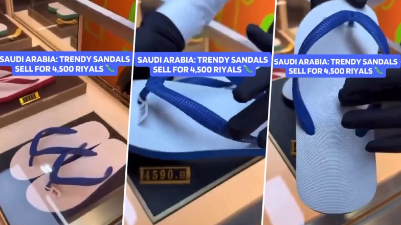 ‘Trendy Sandals’ for INR 1 Lakh Up for Sale in Kuwait Store, Indians Say ‘We Wear These Slippers to the Toilet’