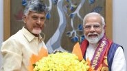 Chandrababu Naidu Meets PM Narendra Modi, Seeks Financial Assistance for Building Andhra Pradesh&rsquo;s Capital Amaravati and Polavaram Project