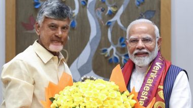 Chandrababu Naidu Meets PM Narendra Modi, Seeks Financial Assistance for Building Andhra Pradesh’s Capital Amaravati and Polavaram Project