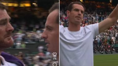 Emotional Andy Murray Hugs Brother Jamie Murray After Duo Faces First-Round Exit in Wimbledon 2024 Men's Doubles Event