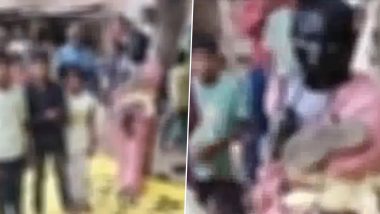 UP Shocker: Mother of 3 Tied to Tree, Abused, Her Hair Cut As 'Punishment' Over Alleged Affair With Another Man in Pratapgarh, 17 Arrested After Disturbing Video Surfaces