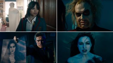 ‘Beetlejuice Beetlejuice’ Trailer 2: Michael Keaton's Eccentric Ghost Returns to Spook Winona Ryder and Jenna Ortega (Watch Video)