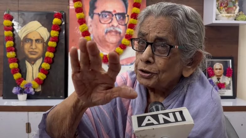 JD Vance’s Wife, Usha Chilukuri Vance’s Grandaunt C Santhamma Opens Up About Her Indian Roots, Urges Her To Work for Indian Community (Watch Video)