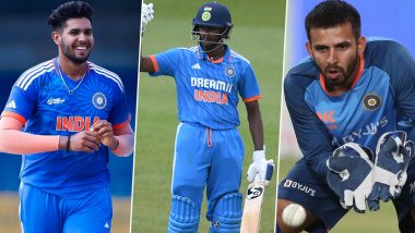 IND vs ZIM 2024: Sai Sudharsan, Jitesh Sharma, Harshit Rana Added As Replacements in India’s Squad for Zimbabwe Tour