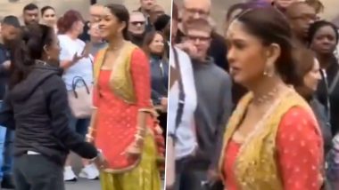 ‘Son of Sardaar 2’: Mrunal Thakur Unleashes Her Punjabi Avatar in This Leaked BTS Video From Her Upcoming Comedy Film Co-Starring Ajay Devgn