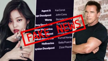 ‘Deadpool & Wolverine’ Fact Check: BLACKPINK’s Jennie Kim, Emma Stone, Keanu Reeves, Arnold Schwarzenegger Cast As Deadpool Variants? Here’s Truth About Viral ‘Leaked’ Cast Credits (Spoiler Alert)