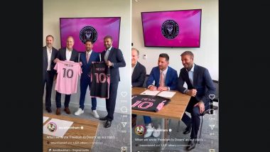 Lionel Messi Completes One Year at Inter Miami, Part-Owner David Beckham Shares ‘Proud’ Post on Instagram