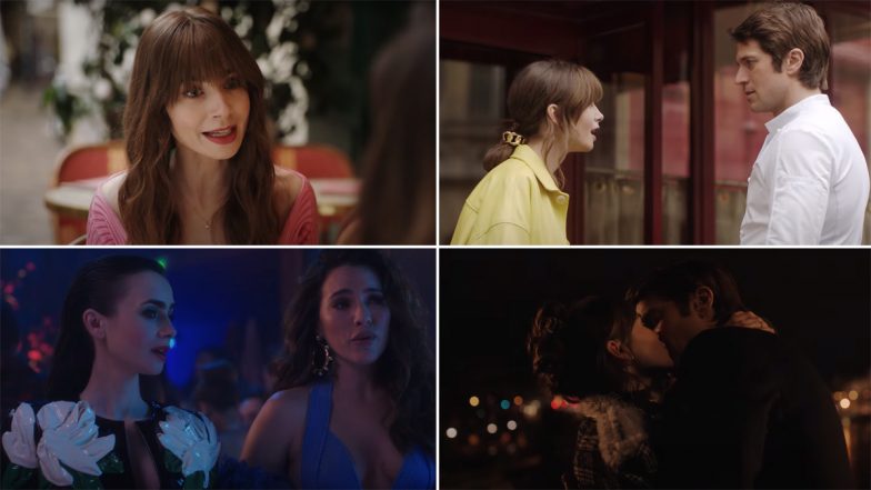 ‘Emily in Paris’ Season 4 Part 1 Trailer: Lily Collins’ Emily Cooper Dives Into Double Romance, Fresh French Flings, and Heartbreak in This Netflix Series (Watch Video)