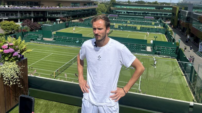 How To Watch Jan-Lennard Struff vs Daniil Medvedev Wimbledon 2024 Men’s Singles Third Round Free Live Streaming Online in India? Get Free Live Telecast of Tennis Match Score Updates on TV