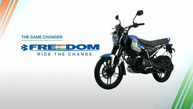 Bajaj Freedom CNG Bike Launched in India With 330 Km Mileage; Check Price, Specifications and Features of World’s First CNG Motorcycle