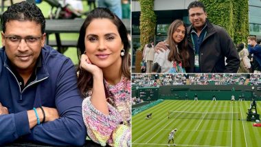 Lara Dutta Enjoys Wimbledon With Her ‘Amazing Man’ Mahesh Bhupathi and Daughter Saira, Says ‘ Feel So Privileged’ (View Pics)