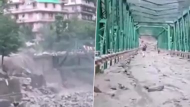 Manali-Leh Highway Shut After Cloudburst Triggers Flash Flood and Damages Road, Traffic Diverted Via Atal Tunnel