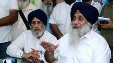 Punjab: Shiromani Akali Dal Dissolves Its Core Committee After Revolt by Faction of Leaders at Party Meet in Chandigarh, Meet To Be Reorganised Soon