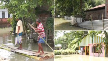 Assam Floods: Death Toll Rises to 52; Over 21 Lakh People Affected in 29 Districts (Watch Video)