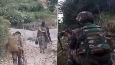 Jammu and Kashmir: After Kathua Terror Attack, Encounter Breaks Out Between Terrorists and Security Forces in Doda; Search Operation Underway To Track Hiding Terrorists (Watch Video)