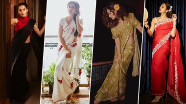 Taapsee Pannu Birthday: Saree Looks of the Actress That Are Too 'Haseen' To Ignore (View Pics)