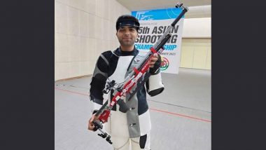 Arjun Babuta Finishes on Fourth Position in Men’s 10M Air Rifle Event at Paris Olympics 2024, Crashes Out After Fifth Round with 208.4 Score