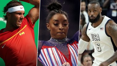 Paris Olympics 2024: All Eyes on LeBron James, Rafael Nadal, Simone Biles, and Other Sports Stars Making Comeback in Summer Olympic Games