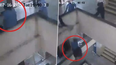 Thane Shocker: Woman Falls to Death From Third Floor of Building During Banter With Colleague in Dombivli, Disturbing Video Surfaces