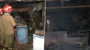 Delhi Fire Video: 4&ndash;6 People Injured After Massive Blaze Erupts at Restaurant in INA Market, Fire Fighting Operation Underway
