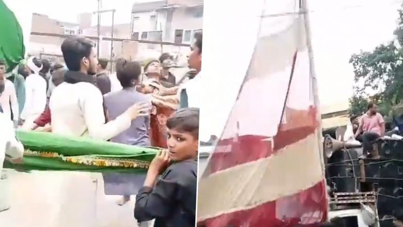 Muharram Tragedy in UP: Young Boy Dies Due to Shock From a High Tension Line in Kanpur, Disturbing Video Surfaces