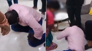 Hyderabad: Dance Teacher Sexually Abuses Class 1 Girl in School, Gets Thrashed by Family (Watch Videos)