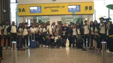 India Cricket Team Reaches Sri Lanka for ACC Women’s Asia Cup 2024 Title Defence (Watch Video)