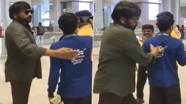 Chiranjeevi Pushes Away Airline Staff Bothering Him for a Selfie at the Airport; Video Goes Viral – WATCH