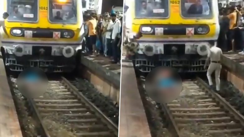 Mumbai Local Train Accident: Woman Loses Legs After She Falls on Tracks While Getting on Train at Belapur Station, Disturbing Video Surfaces