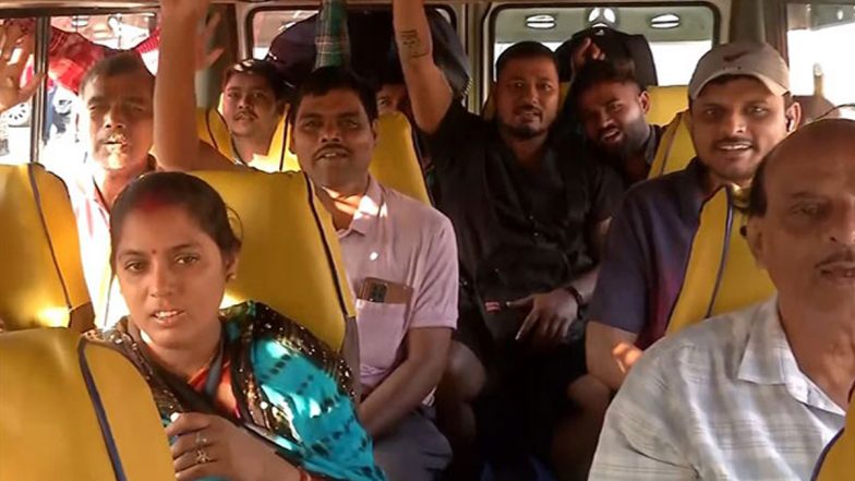 Amarnath Yatra 2024: Another Batch of Pilgrims Embark for Yatra Under Tight Security Measures in Jammu and Kashmir (Watch Video)