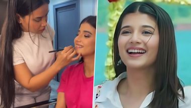 ‘Yeh Rishta Kya Kehlata Hai’: Samridhii Shukla Aka Abhira Shares BTS Glimpse From Her Makeup Sesh (See Pics)