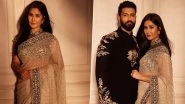 Katrina Kaif&rsquo;s Ethereal Saree and Vicky Kaushal&rsquo;s Black Sherwani Are Sunday Goals (See Pics)