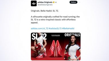 Adidas Faces Backlash Online For Featuring Bella Hadid in 1972 Munich Olympic Sneaker Relaunch Campaign, Issues Apology