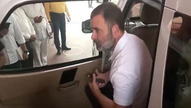 Union Budget 2024: Rahul Gandhi, Leader of Opposition in Lok Sabha, Arrives in Parliament Ahead of Budget Presentation